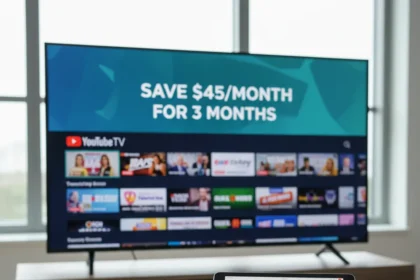 YouTube TV's $45 discount makes cord-cutting a smarter financial move — AI-generated illustration