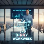 Zoom CEO Pushes Three-Day Workweek as AI Transforms Work — AI-generated illustration