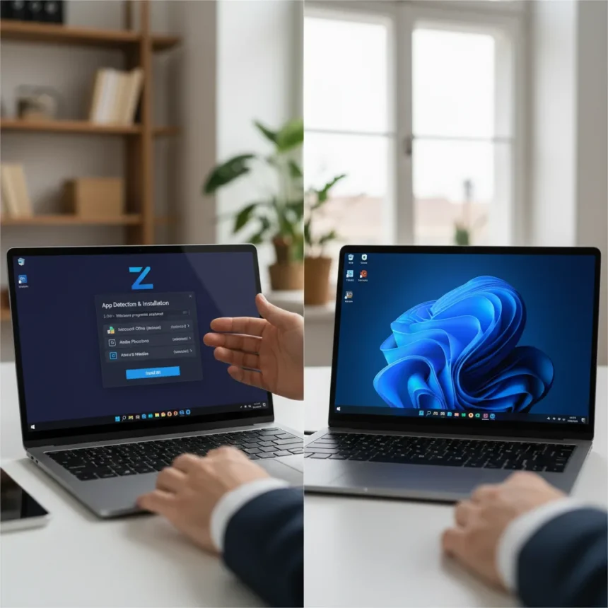 Zorin OS 18.1 makes Windows migration practical for millions — AI-generated illustration