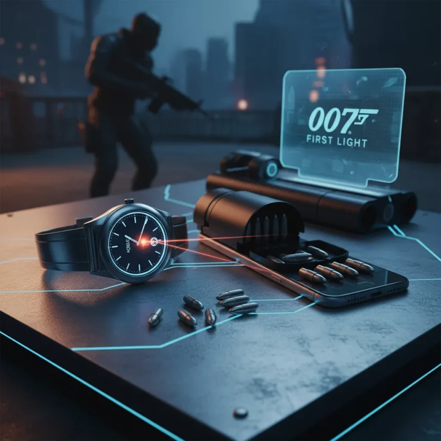 007 First Light Gadgets Transform Combat Beyond Hitman's Formula — AI-generated illustration