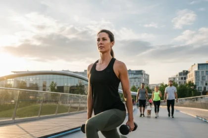 20-Minute Walking Workout Builds Strength and Boosts Metabolism — AI-generated illustration