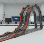 3D-printed Y-zipper transforms floppy structures into rigid beams