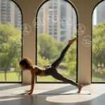 8-Minute Deep Core Pilates Workout: Jetaya's 7-Exercise Routine — AI-generated illustration