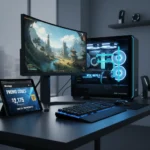 RTX 5070 Ti Gaming PC drops $1,100 with Newegg promo codes — AI-generated illustration