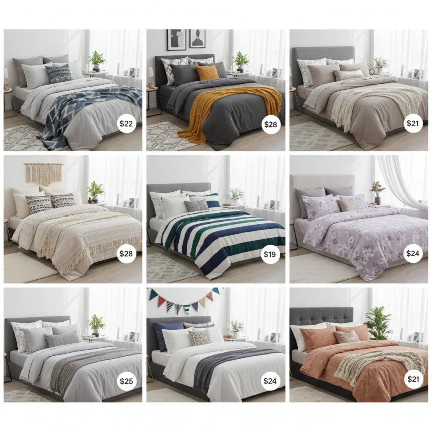 7 Stylish Bed Sets Transform Bedrooms Without Breaking the Bank