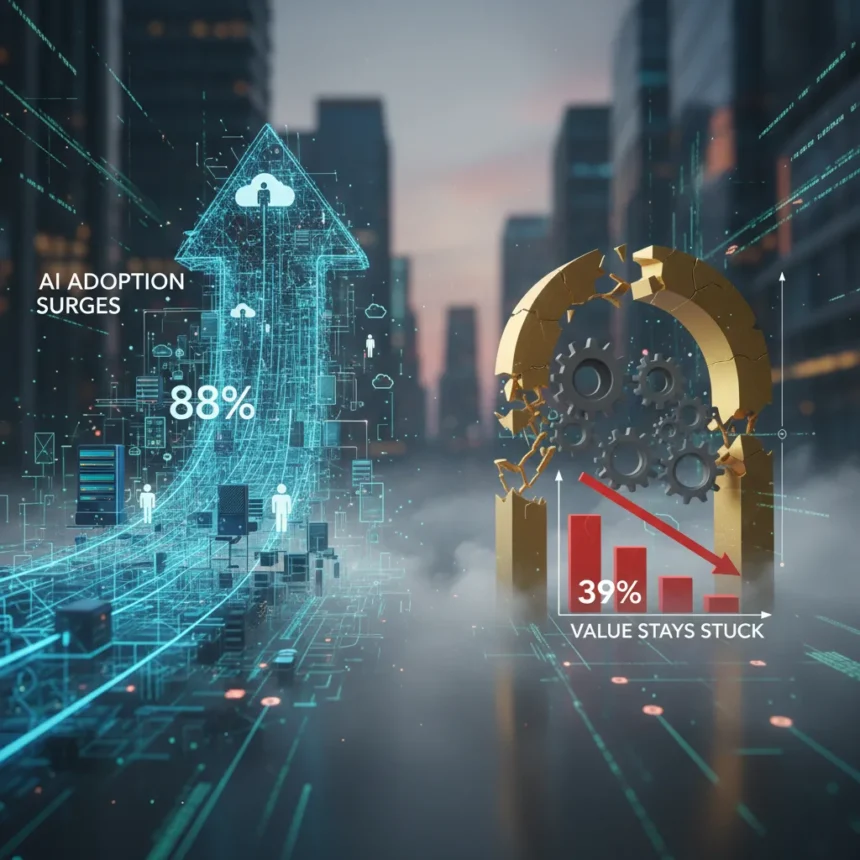 AI adoption surges but value stays stuck—here's why
