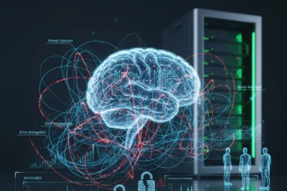 AI agents create new risks requiring continuous monitoring — AI-generated illustration