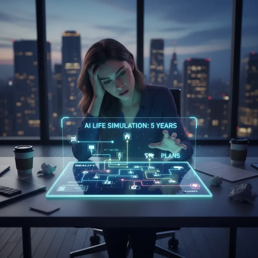 AI life simulation prompts expose the gap between your plans and reality