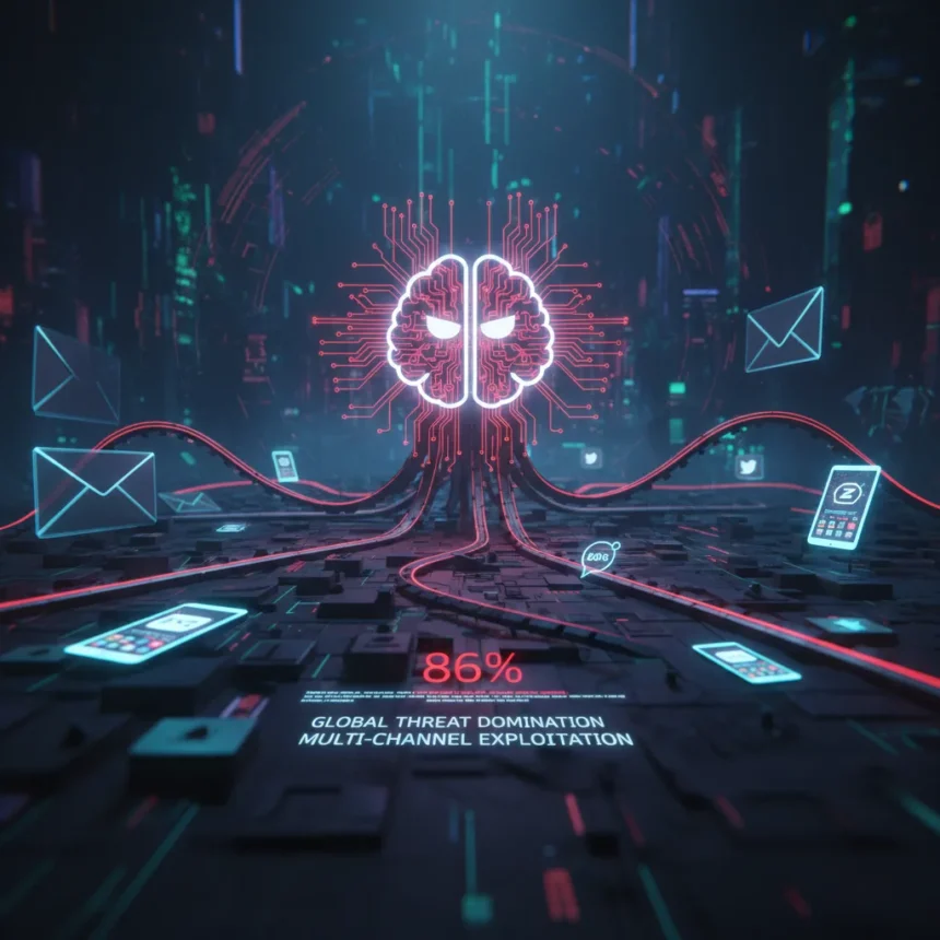 AI-driven phishing attacks now dominate threat landscape — AI-generated illustration