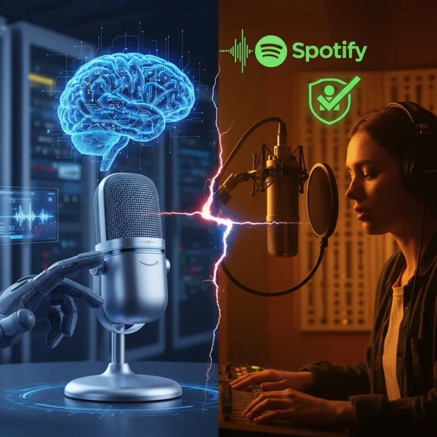 AI podcast generation meets human verification in audio arms race