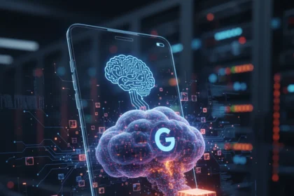 AICore storage bloat explained: why Google's AI module eats gigabytes — AI-generated illustration