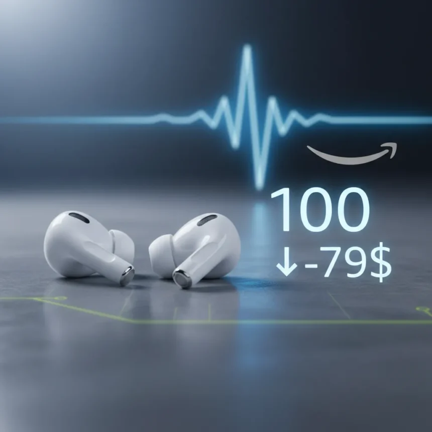 Apple AirPods 4 with ANC hits record low at $100