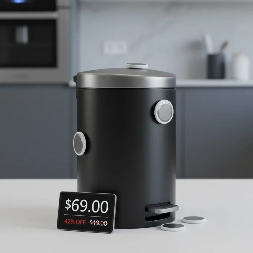 AirTags at 42% off finally make trash tracking worth it — AI-generated illustration
