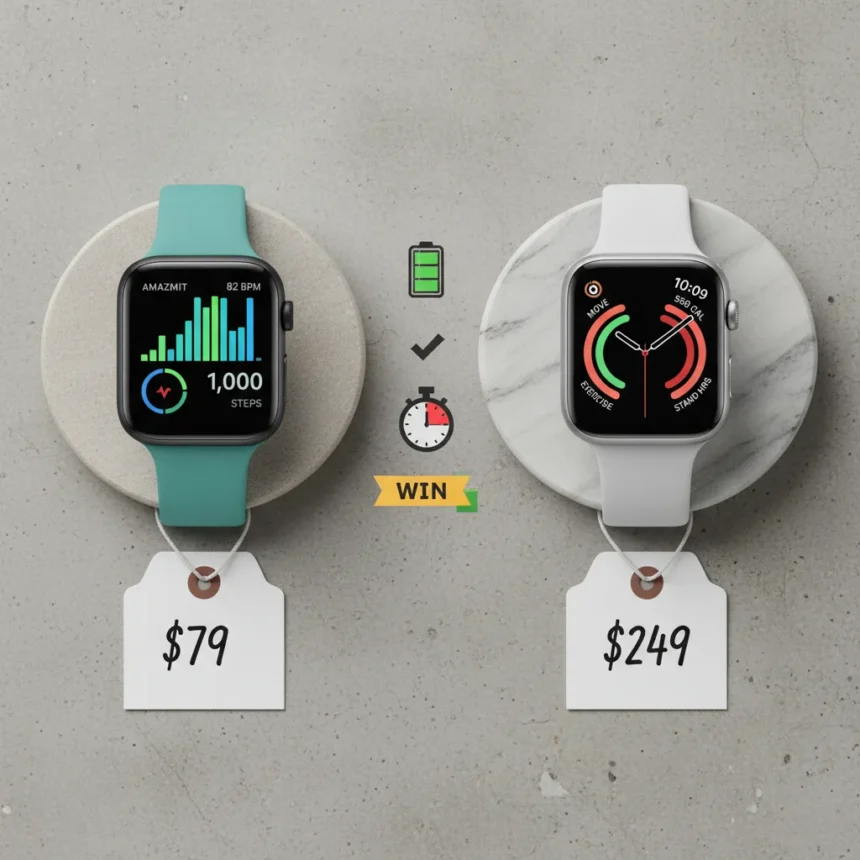 Amazfit Bip 6 vs Apple Watch SE 3: Budget Wins Where It Counts