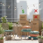 Amazon spring patio deals under $100 beat Walmart and Target — AI-generated illustration