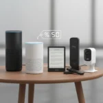 Amazon smart home device sale cuts up to 50% off Echo, Blink, Ring — AI-generated illustration