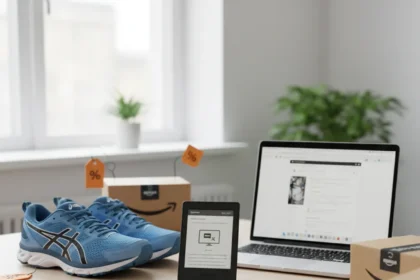 Amazon weekend deals: save on Asics, Kindles, MacBooks — AI-generated illustration