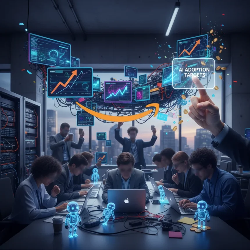 Amazon's AI usage targets backfire as workers game the metrics