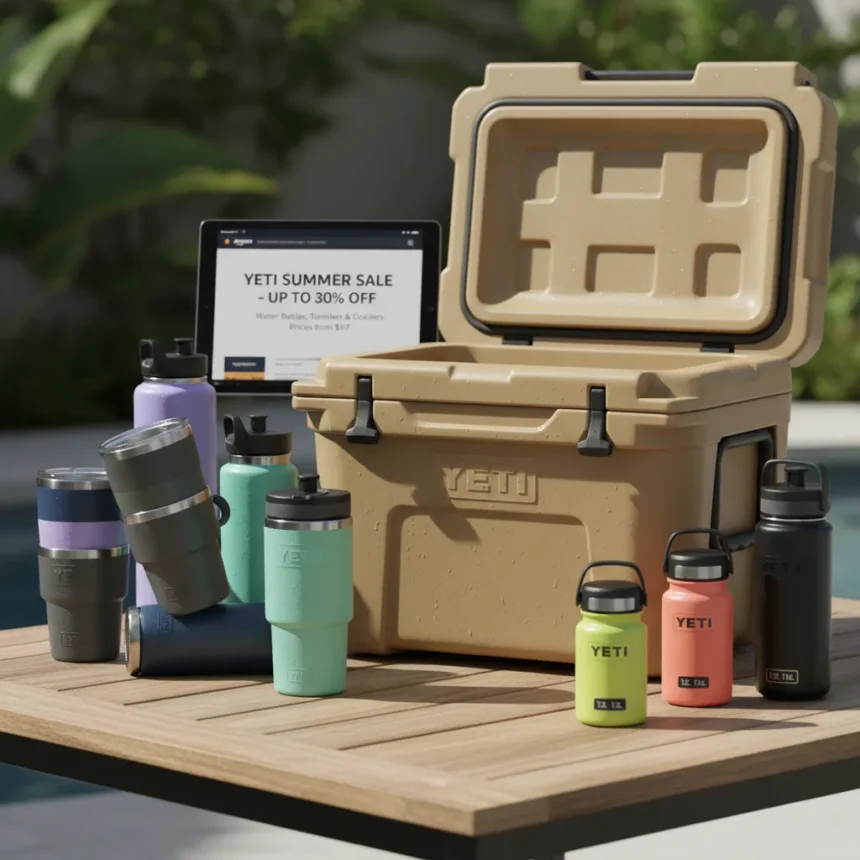 Amazon's YETI Summer Sale Cuts Prices Up to 30% on Water Bottles and Coolers