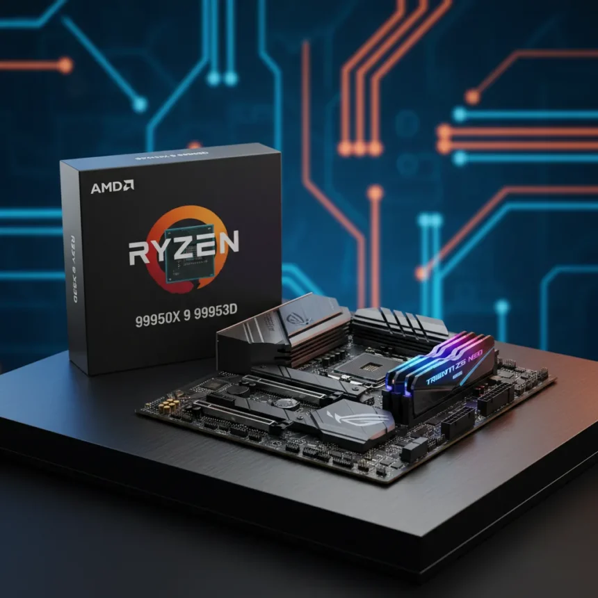 AMD Ryzen 9 9950X3D2 Bundle Hits $370 Off at Newegg