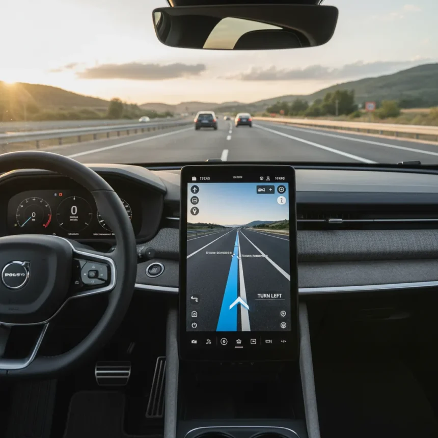 Android Automotive lane guidance arrives, but only Polestar 4 gets it