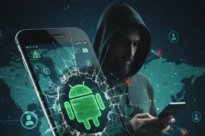 Android stalking app scam hits 7.3 million users globally — AI-generated illustration