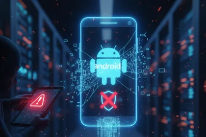 Android VPN bypass exposes Google's security gap — AI-generated illustration