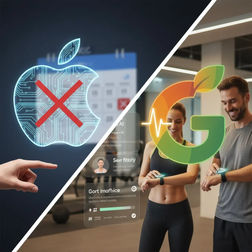 Apple's AI health coach delay hands advantage to Google Fitbit