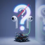 Apple's camera-equipped AirPods face a hard question: why? — AI-generated illustration