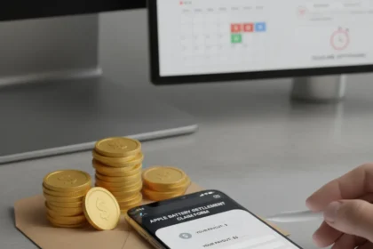 Apple's iPhone battery settlement: how to claim your $250M payout — AI-generated illustration