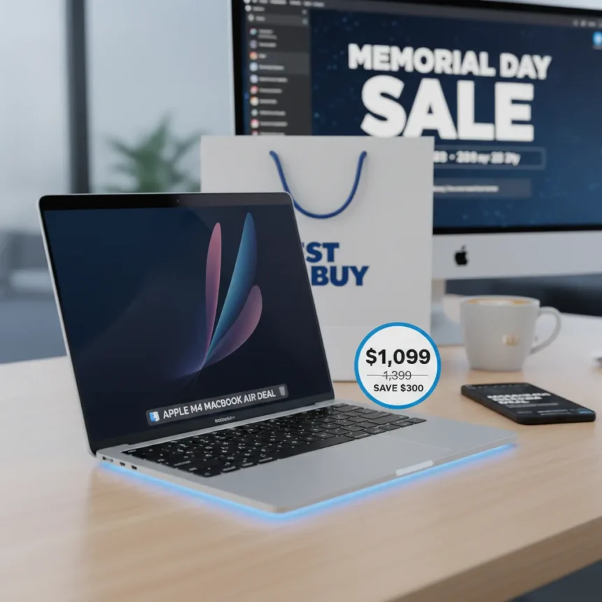 Apple M4 MacBook Air 24GB RAM drops $300 at Best Buy