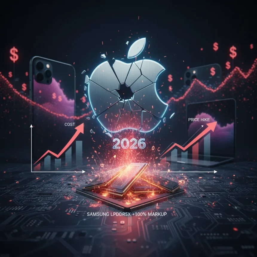 Apple's RAM Crisis: Memory costs to trigger 2026 price hikes — AI-generated illustration