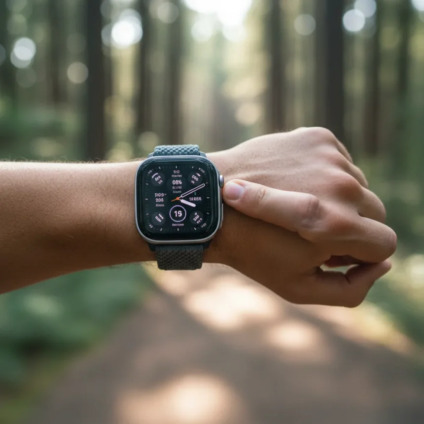 Apple Watch Ultra Action Button: One Setting Change Transforms Running — AI-generated illustration