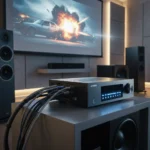 Arcam AVR Delivers Immersive Audio That Soundbars Cannot Match — AI-generated illustration