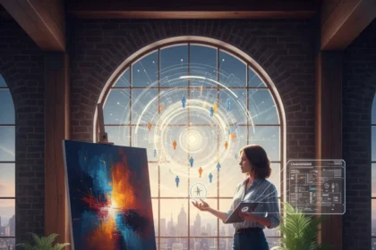 Why artists need to stay focused on their target — AI-generated illustration