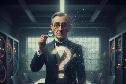 Ask Jeeves shuts down after 29 years pioneering conversational search — AI-generated illustration