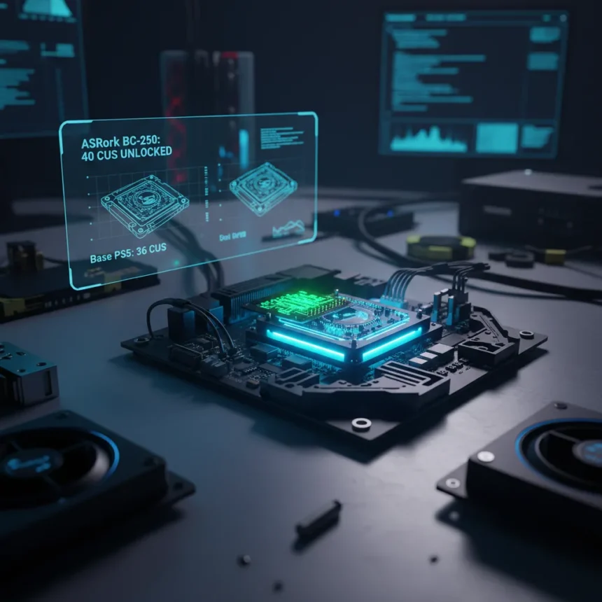 ASRock BC-250 hack unlocks full 40 CUs, outpacing base PS5