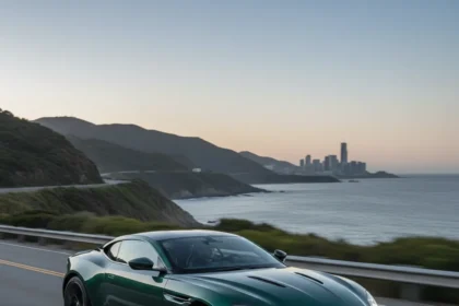 Aston Martin DB12 S proves hypercar pace needn't mean losing grand touring grace — AI-generated illustration