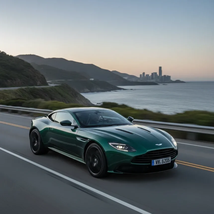 Aston Martin DB12 S proves hypercar pace needn't mean losing grand touring grace — AI-generated illustration