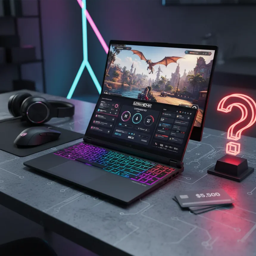 Asus ROG Zephyrus Duo RTX 5090: Beast or Gimmick at $5,500? — AI-generated illustration