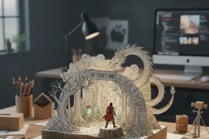At Fate's End Blends 2D Art and 3D Camera Tricks