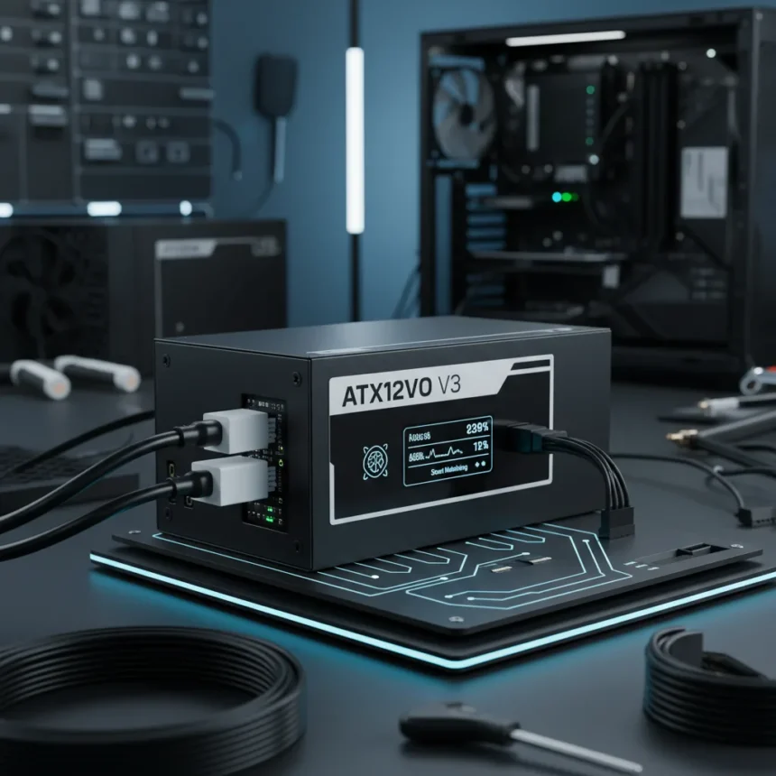 ATX12VO V3 shrinks connectors, boosts PSU efficiency and monitoring
