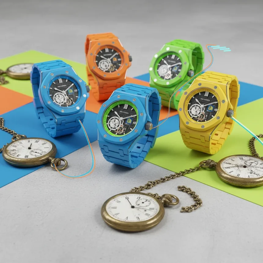 Audemars Piguet x Swatch Royal Pop Proves Pocket Watches Are Overrated
