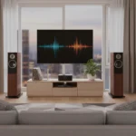 Audiovector R5 Arreté Speakers Balance Sound and Design — AI-generated illustration
