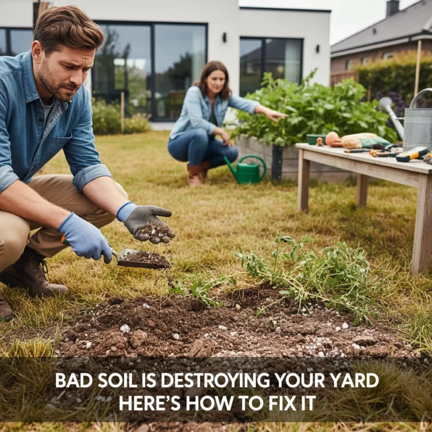 Bad soil is destroying your yard—here's how to fix it