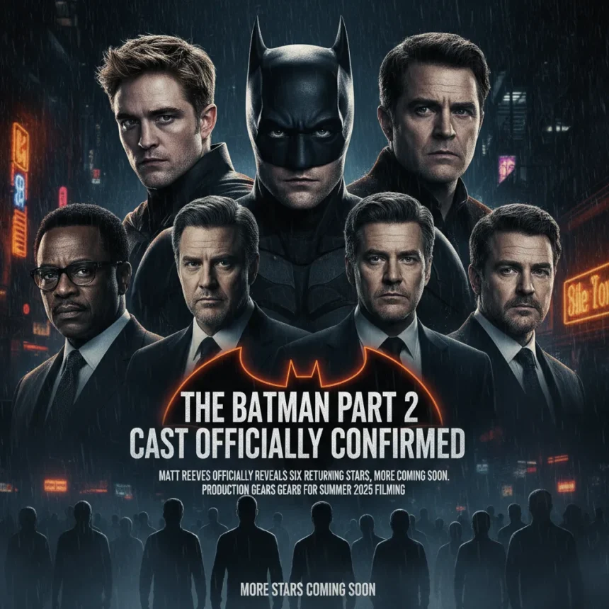 The Batman Part 2 Cast Officially Confirmed, More Stars Coming Soon