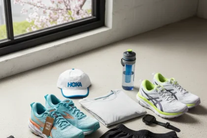 Best beginner running gear to crush your first 5K — AI-generated illustration
