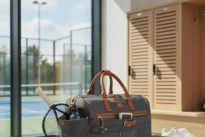 Bennett Winch Holdall Targets Tennis and Padel Players — AI-generated illustration