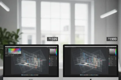 BenQ PD2730S 5K Monitor Beats Apple Studio Display on Value — AI-generated illustration