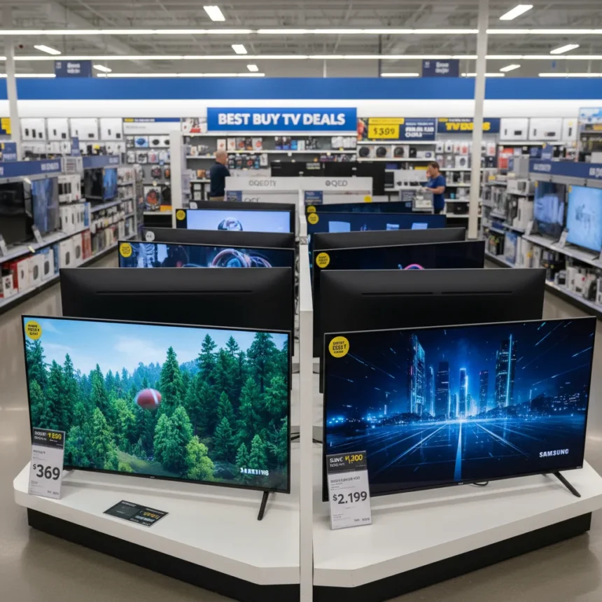 Best Buy TV deals on OLEDs and QLEDs starting at $369